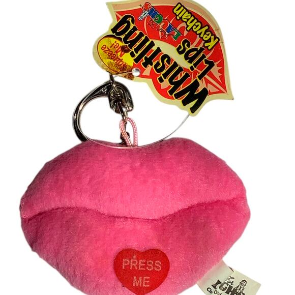 2005 Novelty Whistling Lips Keychain (Still Whistles TOO!) - Picture 2 of 5